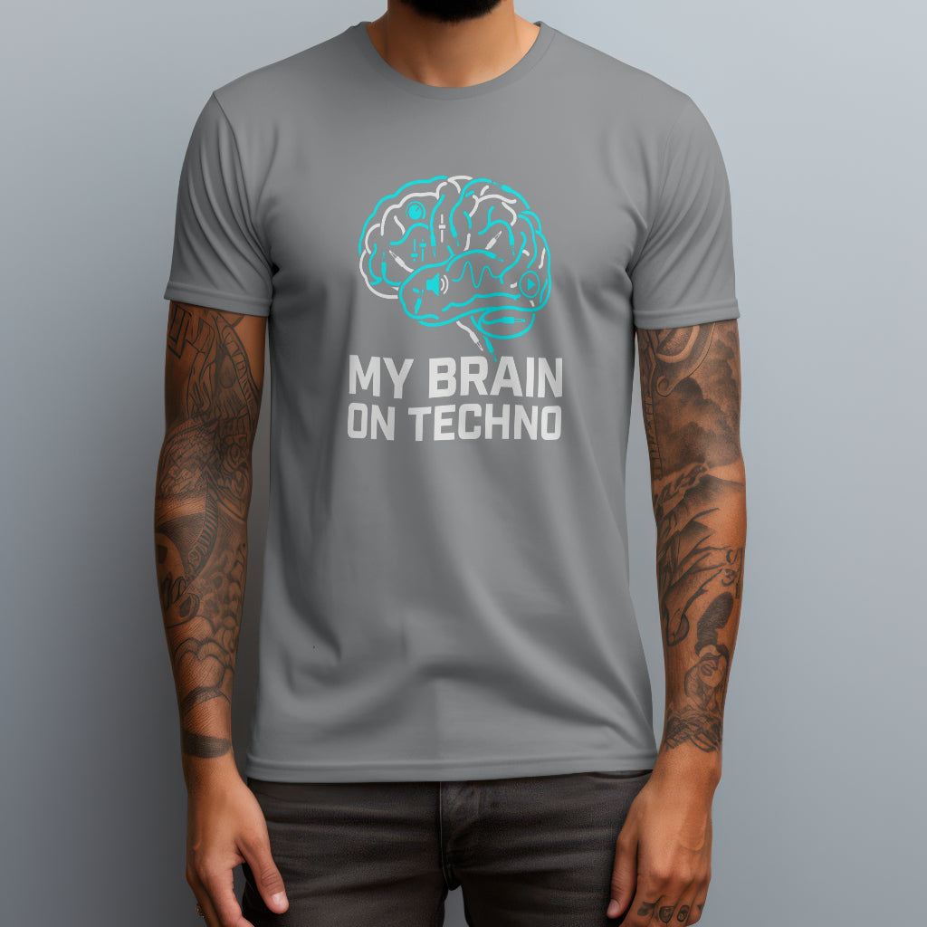 my brain on techno gray