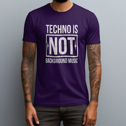 techno is not background music purple
