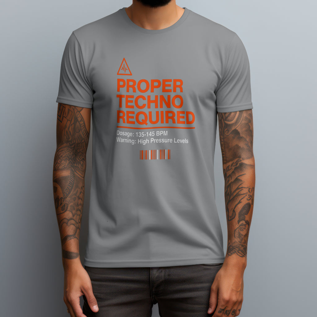 proper techno required gray
