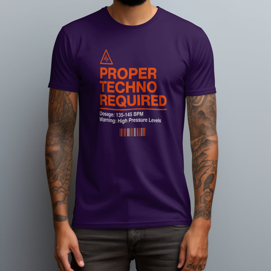 proper techno required purple