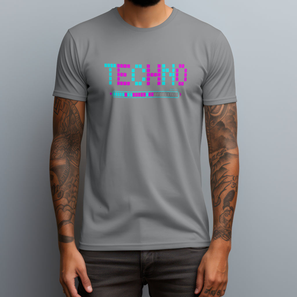 8 bit techno gray