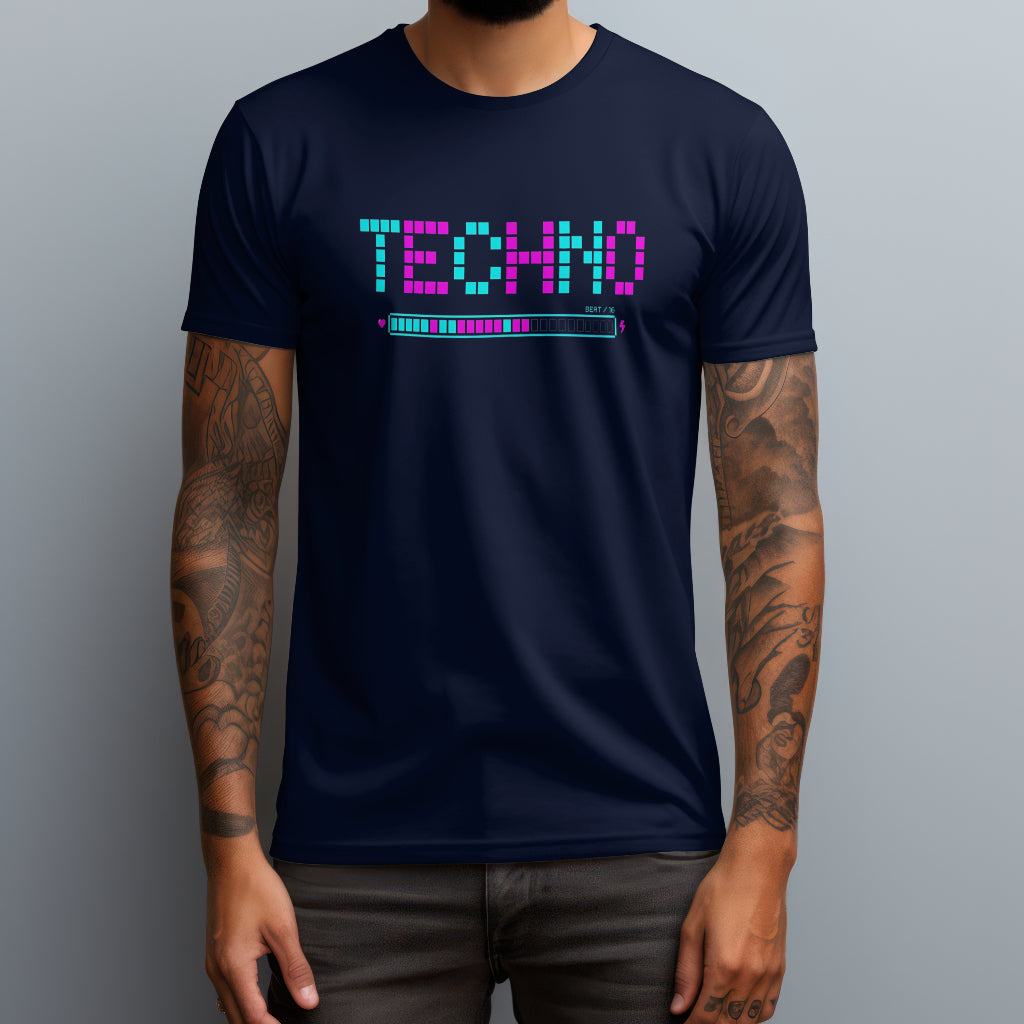 8 bit techno navy