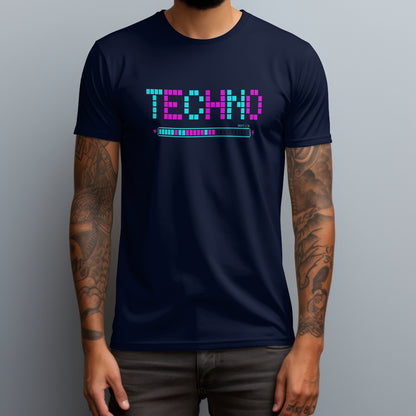 8 bit techno navy