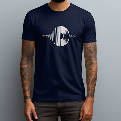 vynil line art navy