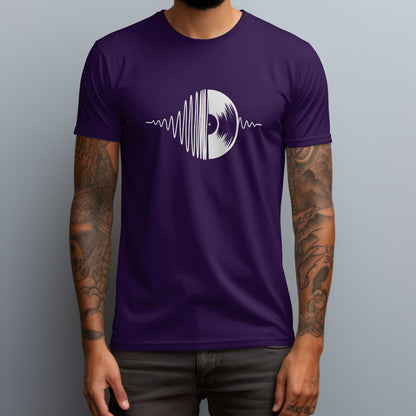 vynil line art purple