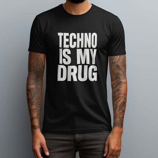 techno is my drug black