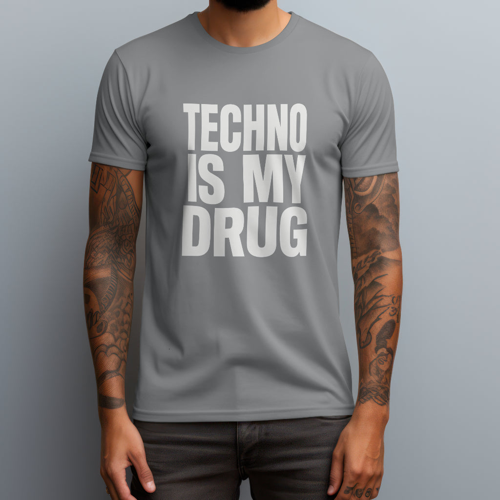 techno is my drug gray