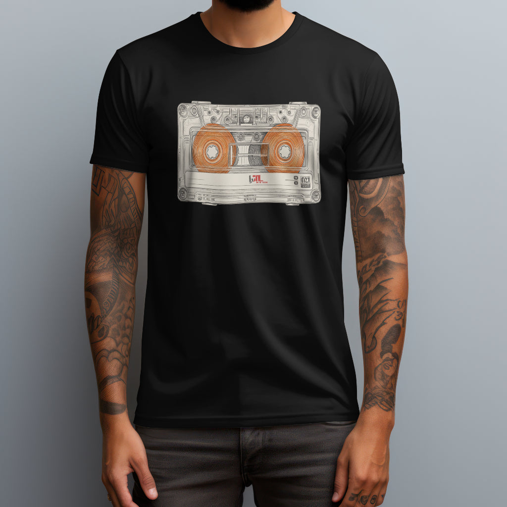 cassette tape black