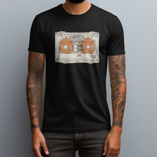 cassette tape black