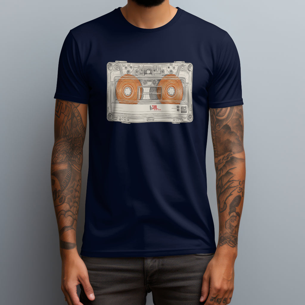 cassette tape navy