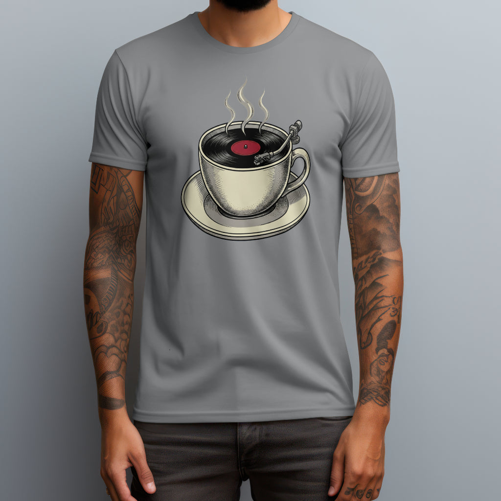 vinyl in a cup gray
