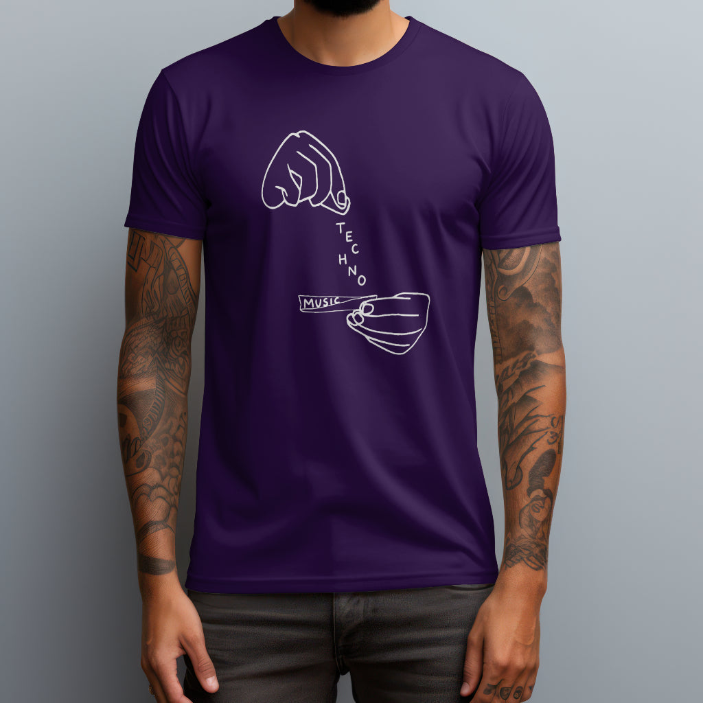techno music cigarette purple