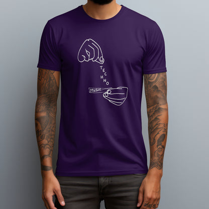 techno music cigarette purple