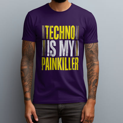 techno is my pain killer purple