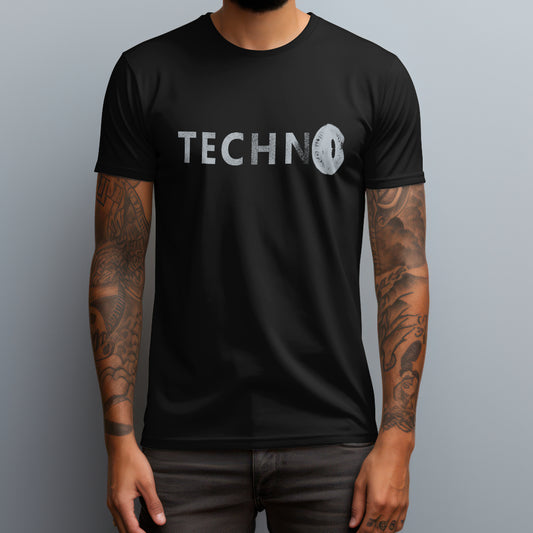 techno lips black