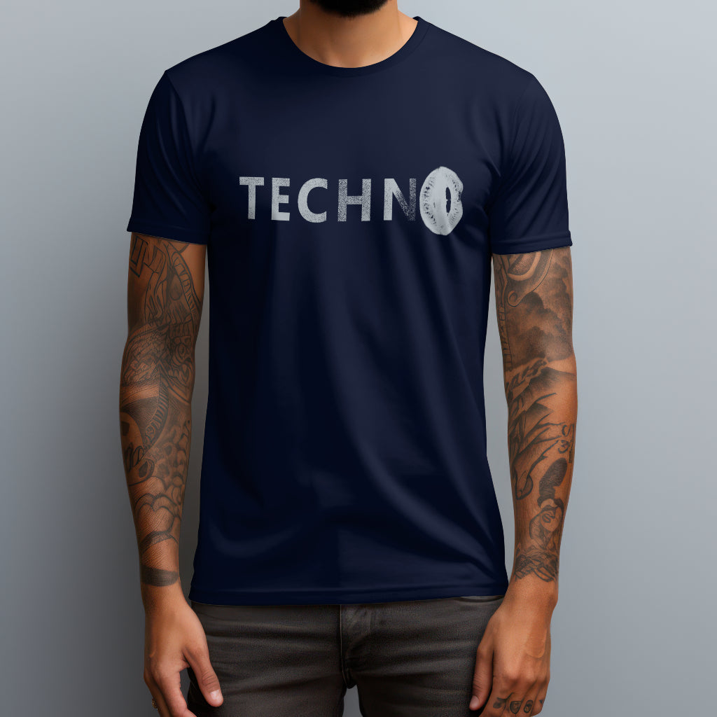 techno lips navy