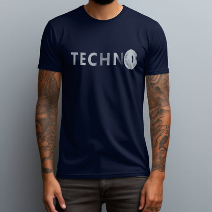 techno lips navy