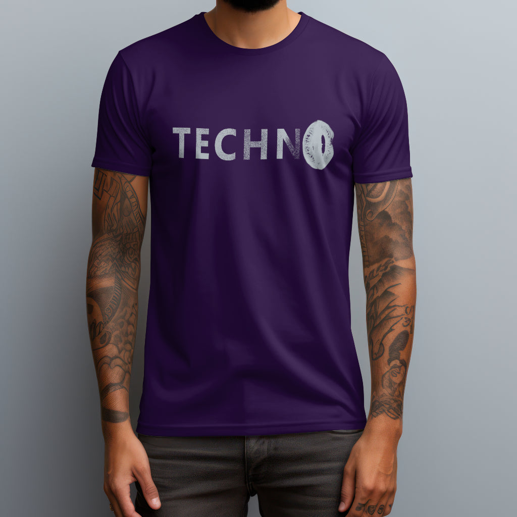 techno lips purple