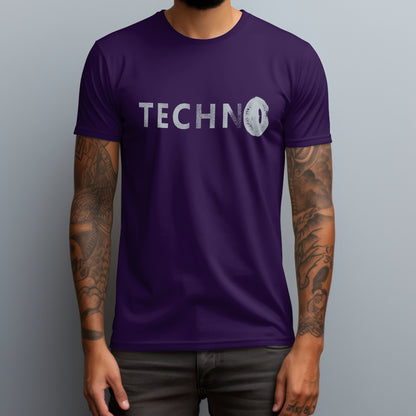 techno lips purple