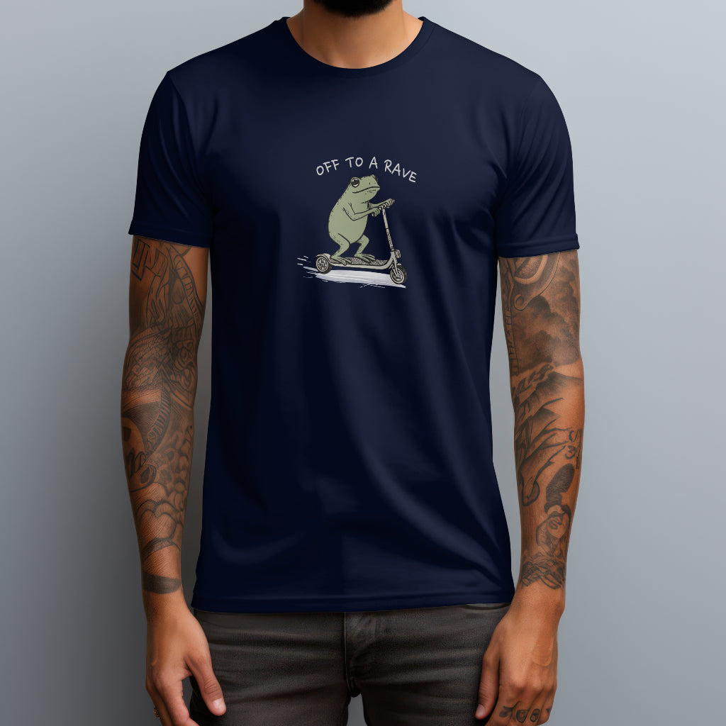 frog off to a rave navy