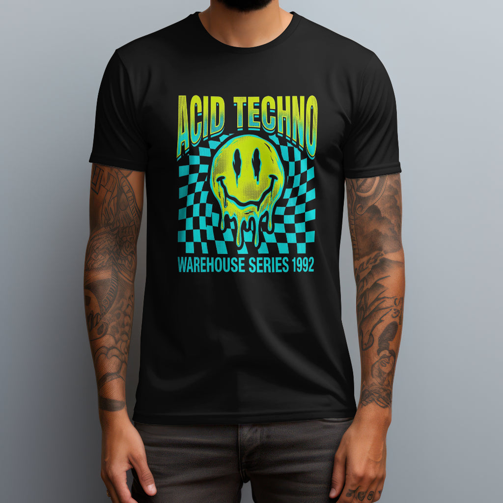 acid techno black