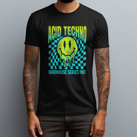 acid techno black