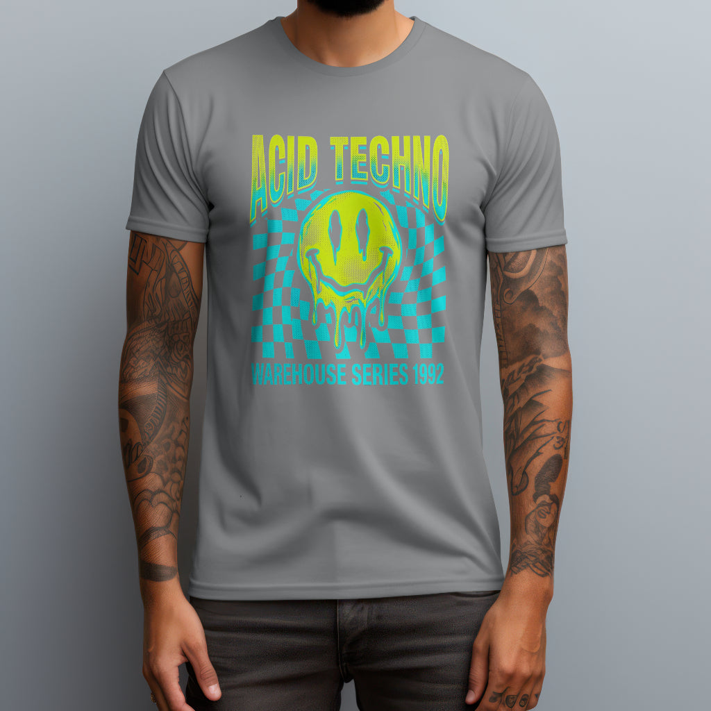 acid techno gray