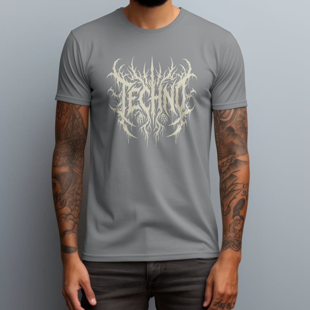 techno gothic gray