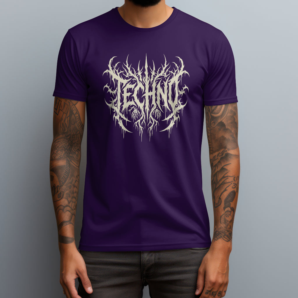 techno gothic purple