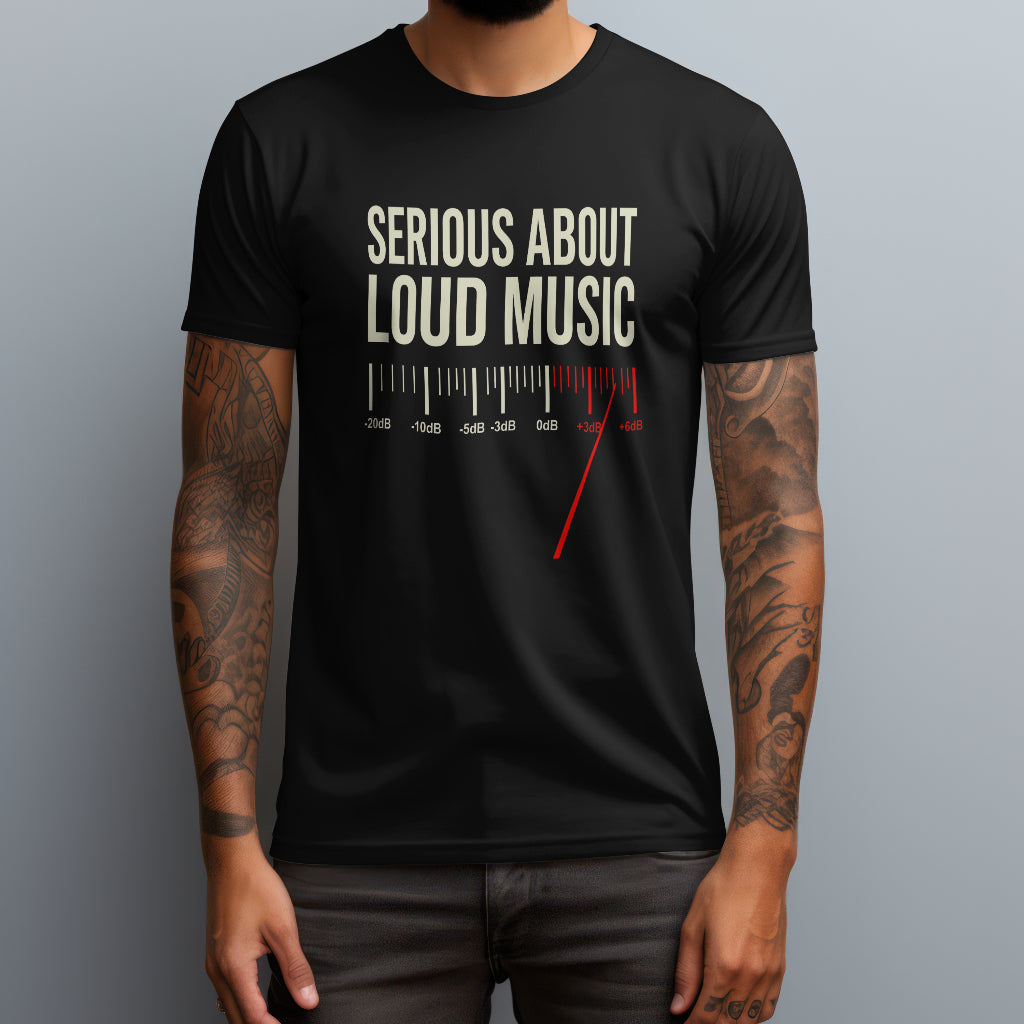 serious about loud music black