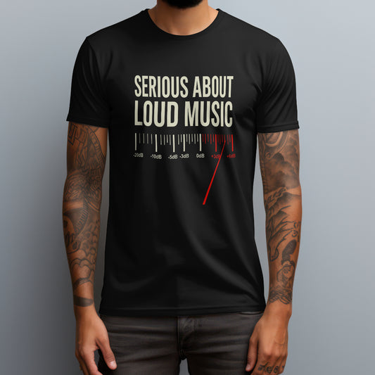 serious about loud music black
