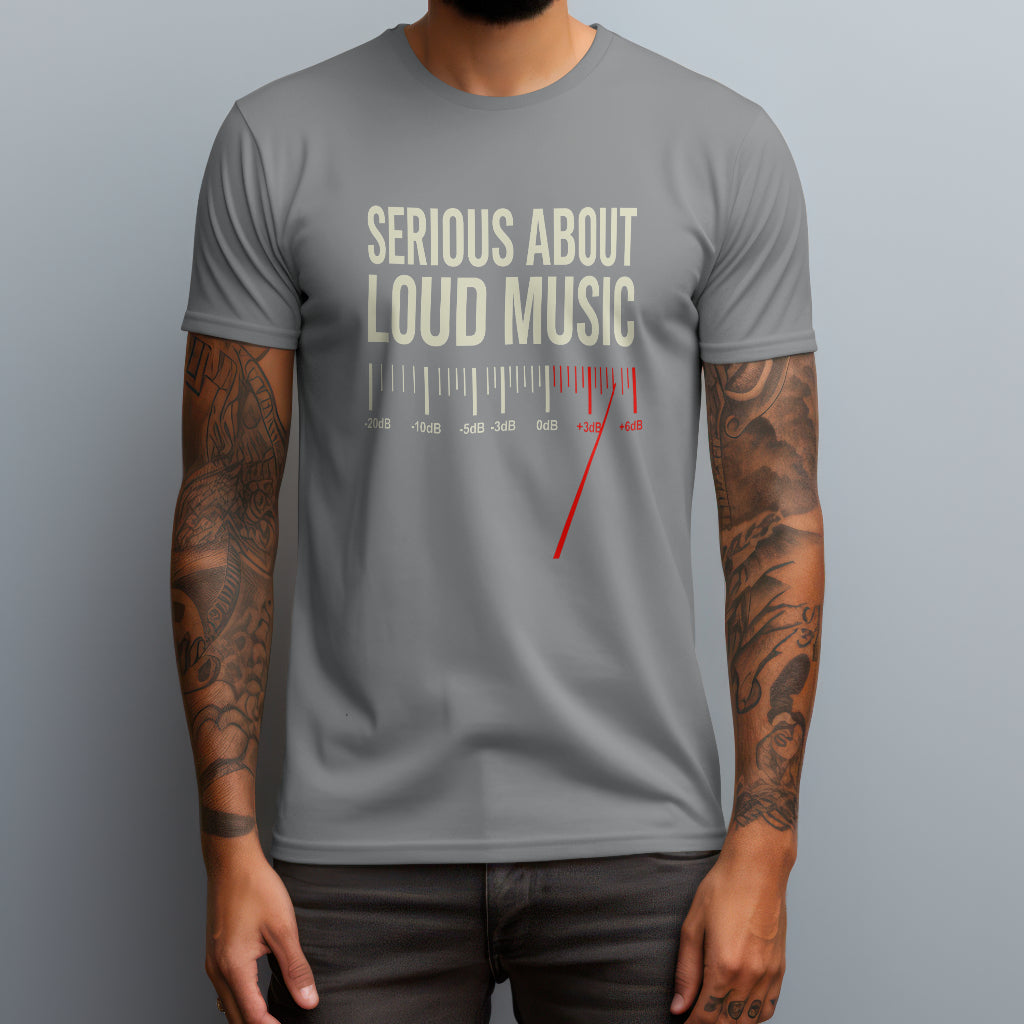 serious about loud music gray