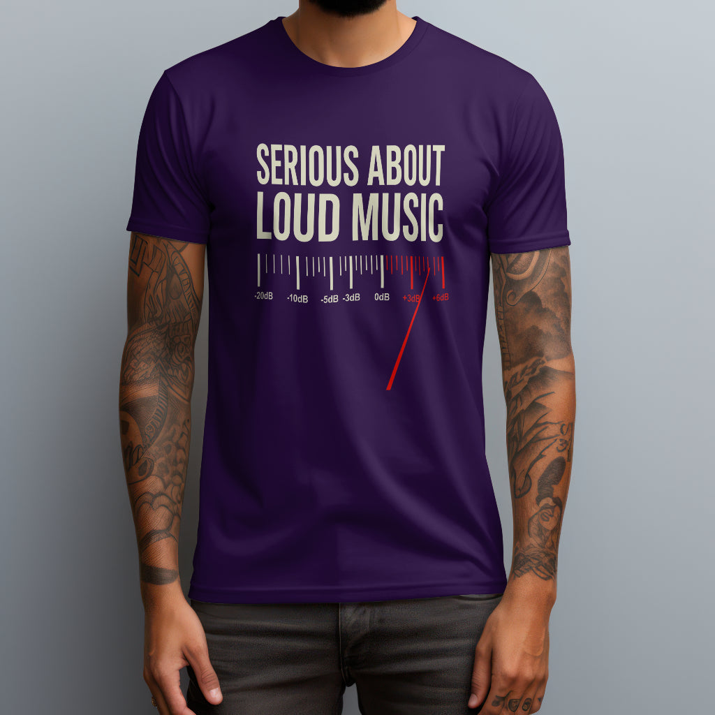 serious about loud music purple