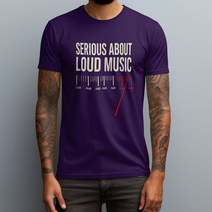 serious about loud music purple
