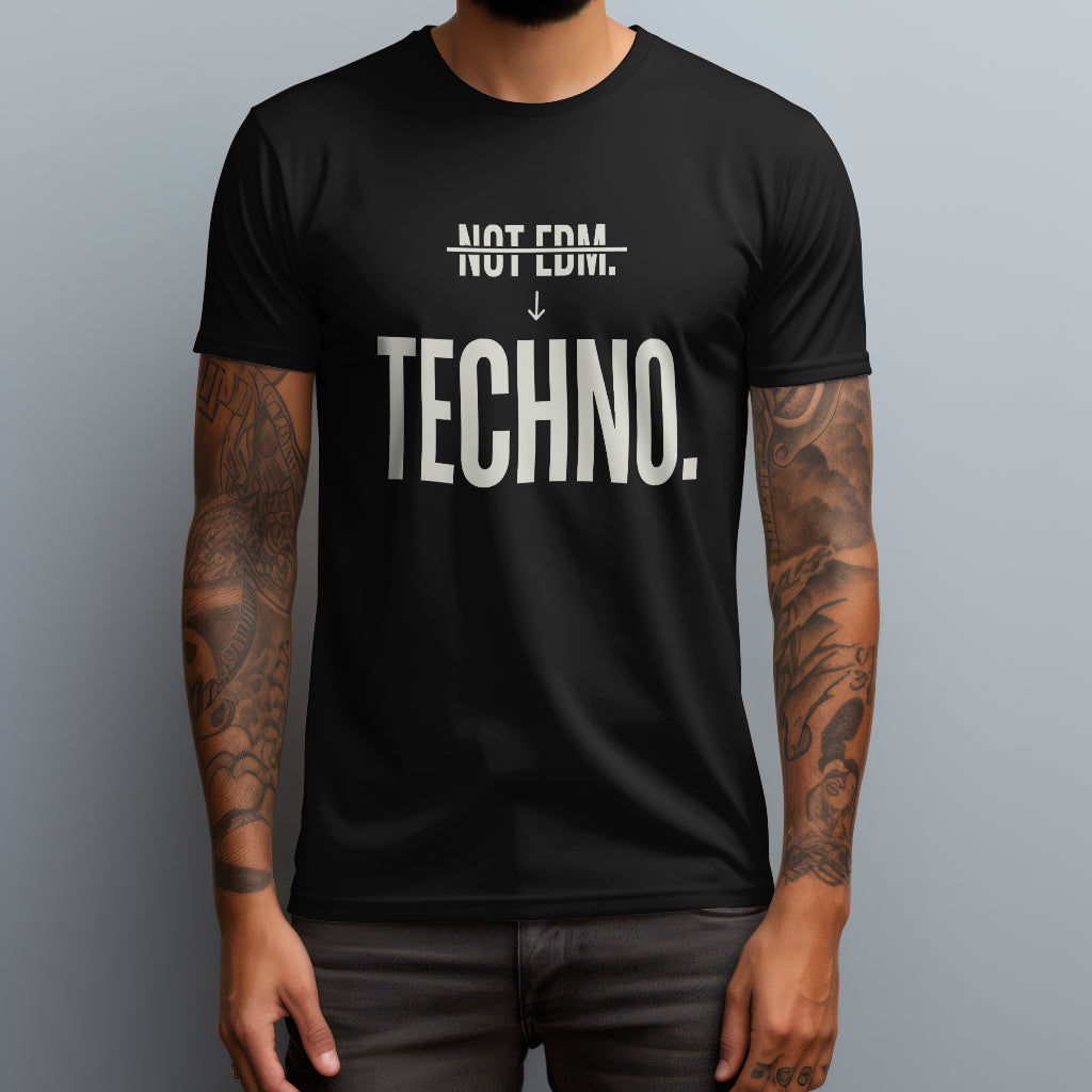 not edm techno black