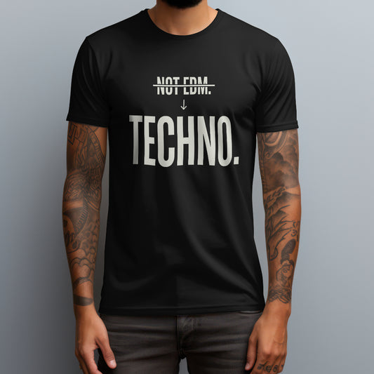 not edm techno black