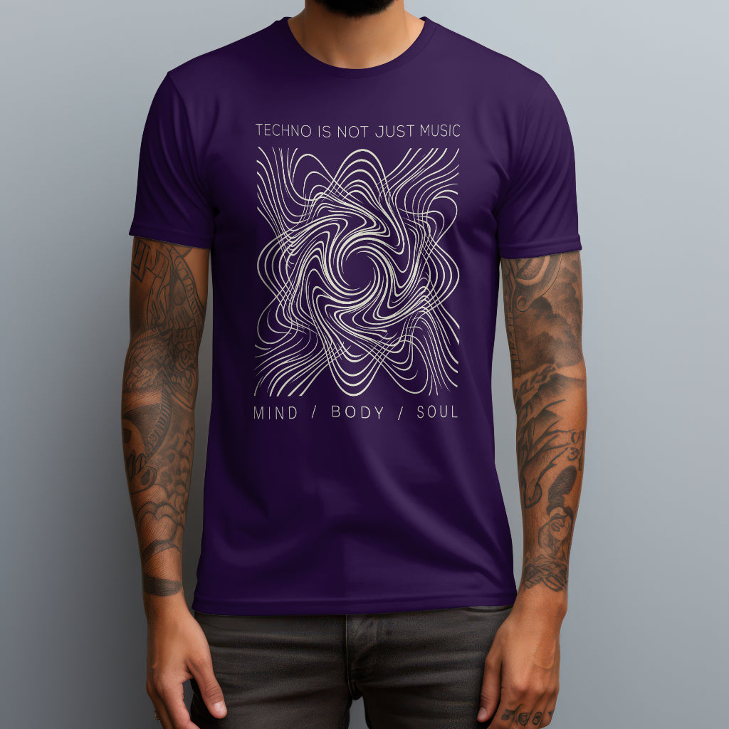 techno is not just music purple