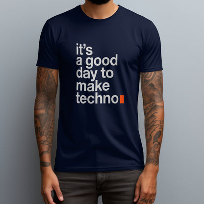 it's a good day to make techno navy