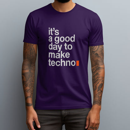 it's a good day to make techno purple