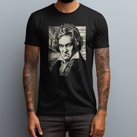 beethoven bass face black