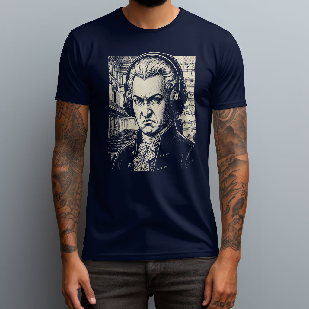 mozart bass face navy