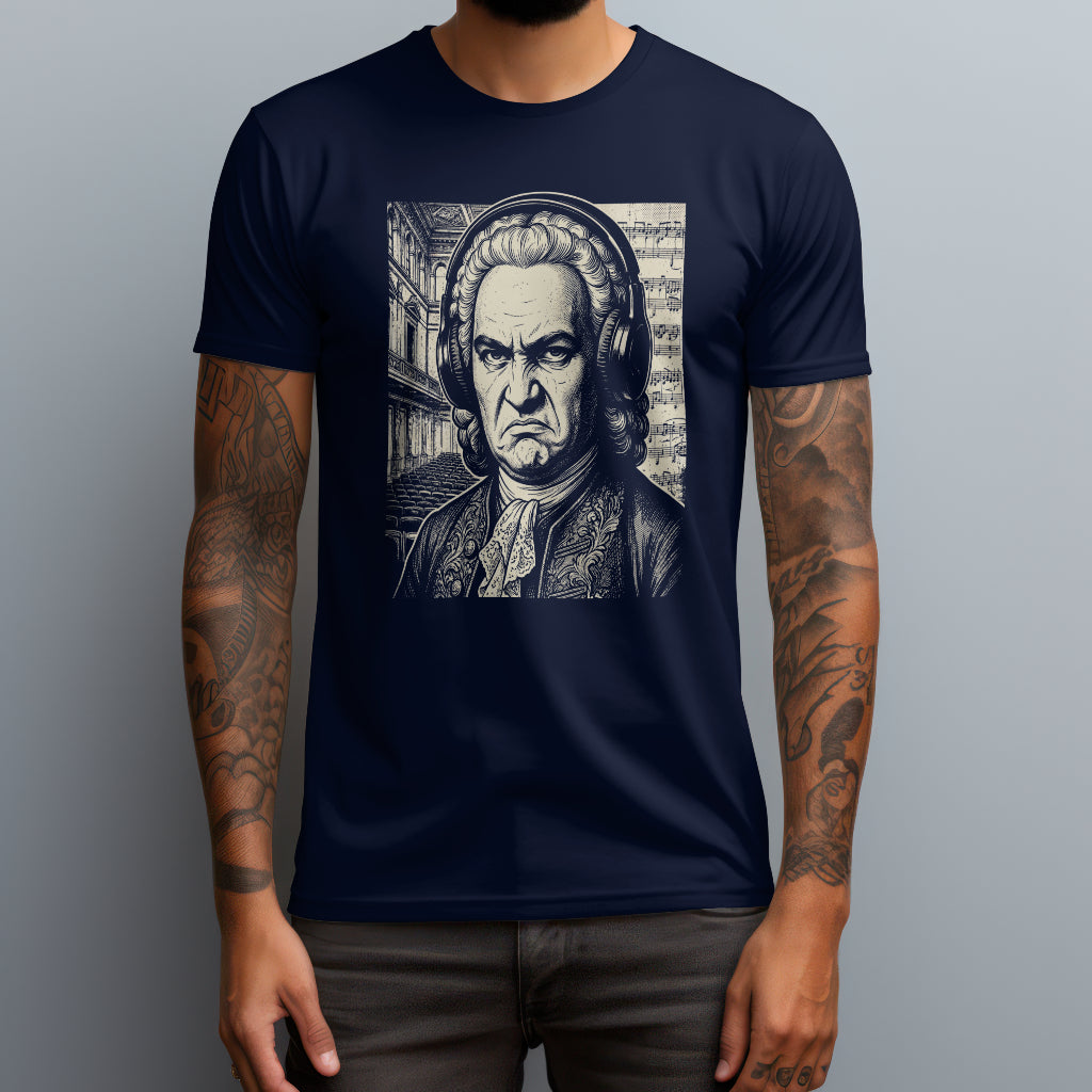bach bass face navy