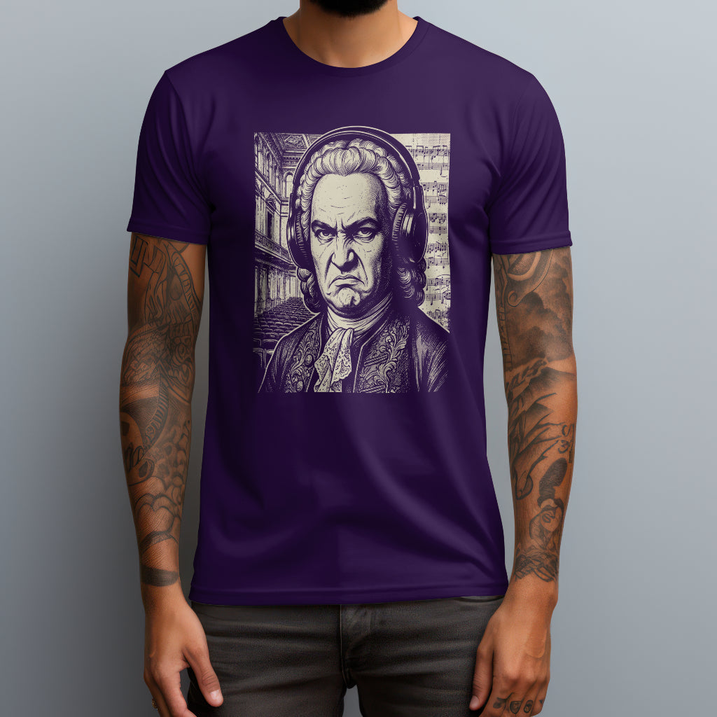 bach bass face purple