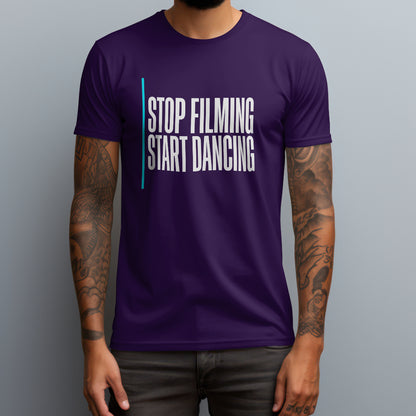 stop filming start dancing purple
