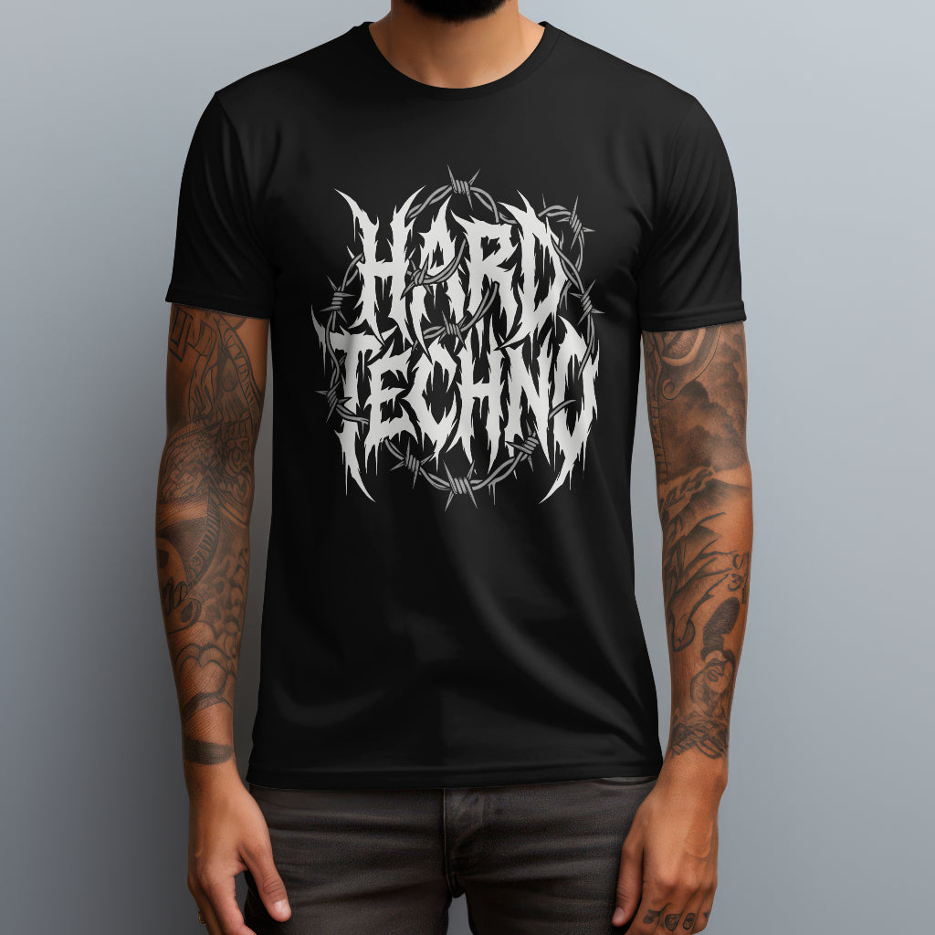 hard techno black