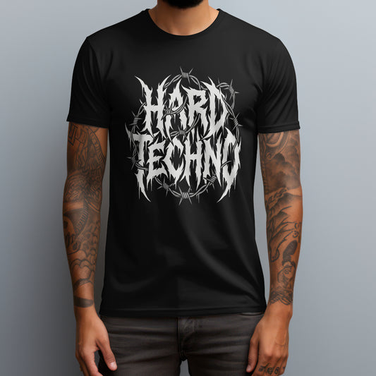 hard techno black