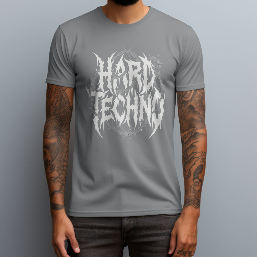 hard techno gray