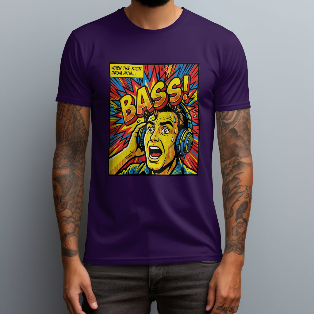 techno comic purple