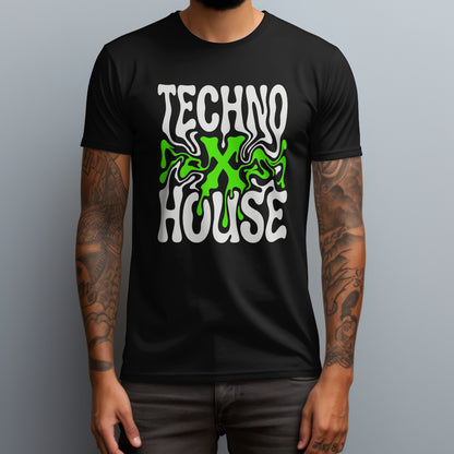 techno x house black