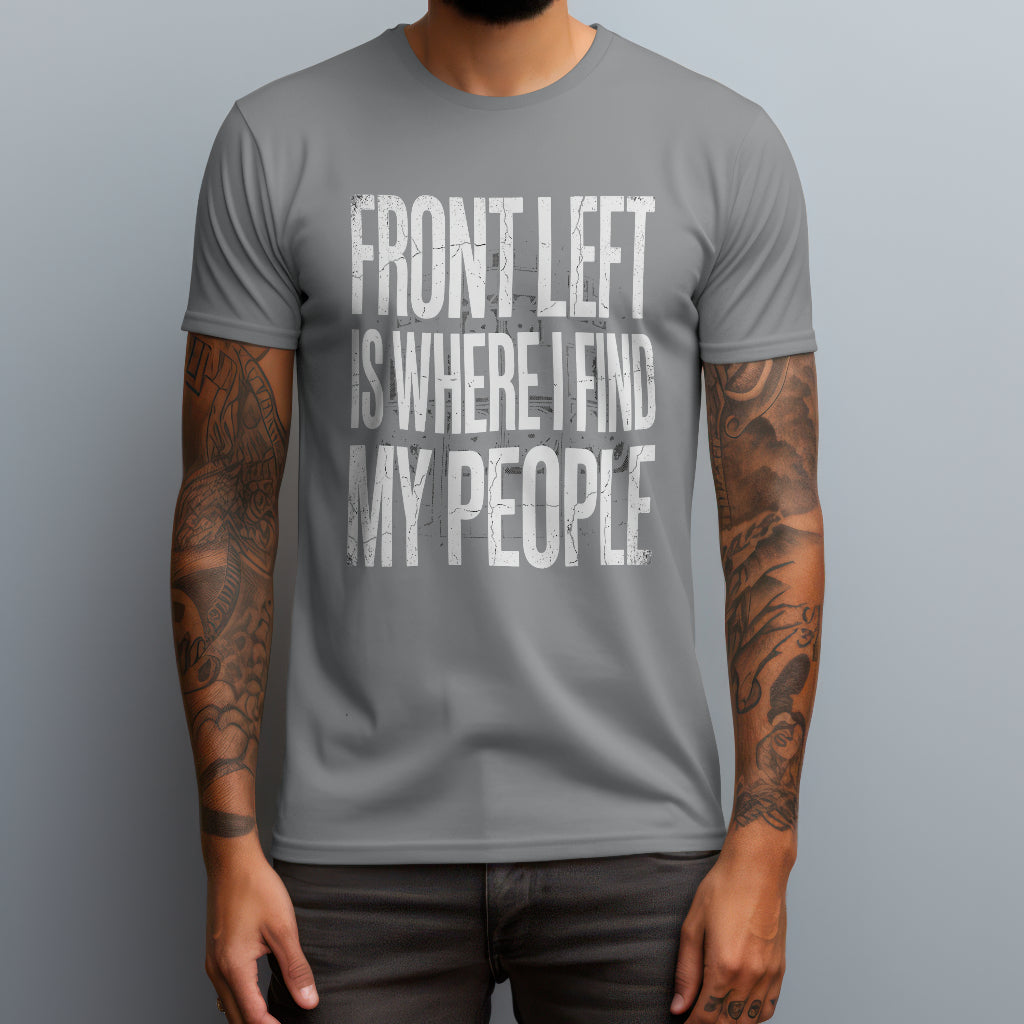 front left gray
